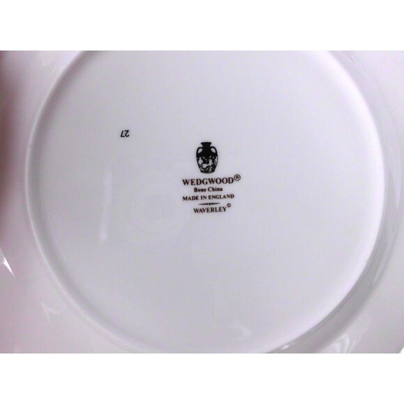 Vintage Wedgwood Waverley 5 Piece Place Setting Bone China England Plate Bowl - Picture 4 of 12
